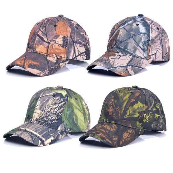 

2019 new camo baseball cap men outdoor hunting camouflage jungle hat tactical hiking casquette hats, Blue;gray