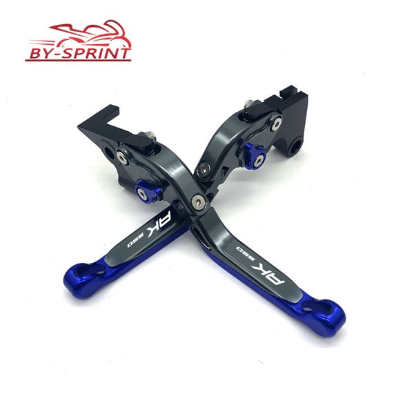 

motorcycle for kymco ak550 2017-2018 brake levers cnc adjustable motorcycle brake clutch levers brakes handle bar ak 550 logo