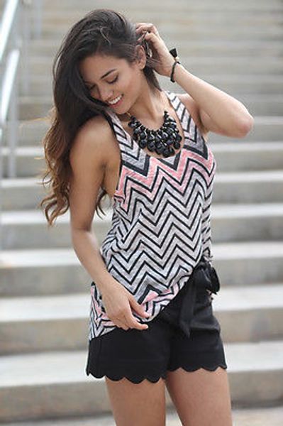 

women ladies summer vest sleeveless lace loose t-shirt, White