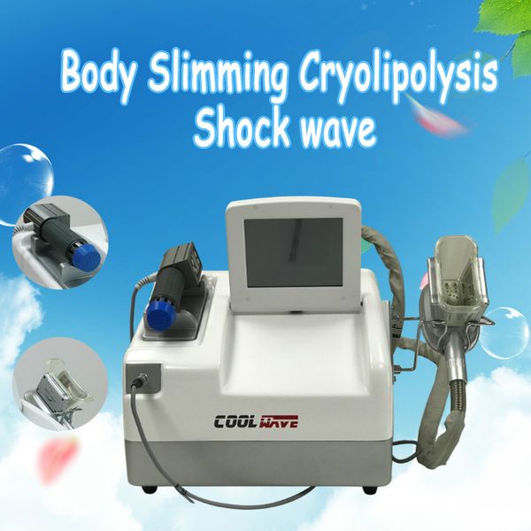 

портативные новые 2 ручки криолиполиза замораживание жира shockwave терапия целлюлит удалить машина с лечением эректильной дисфункции