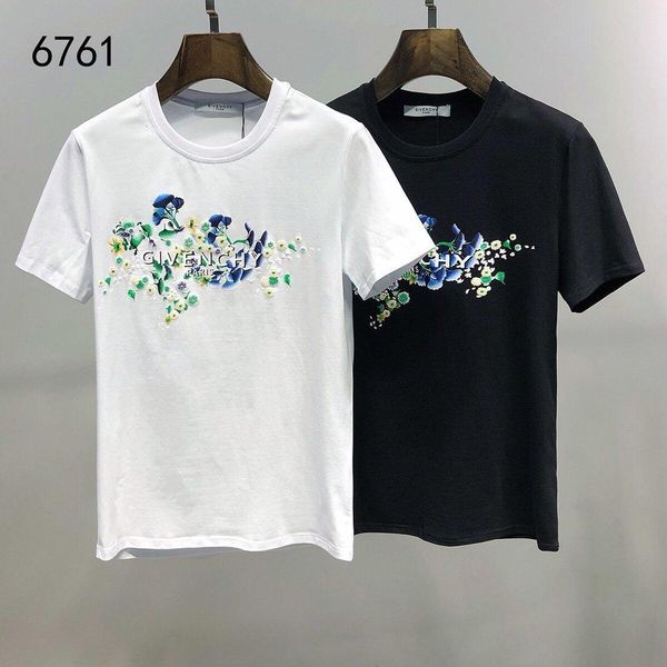 

2020 summer new t-shirts for men and women short sleeve t-shirt blouses novelty high end fad fashion vogue, White