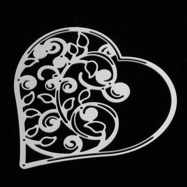 

love heart shape metal cutting dies cutter stencil for scrapbooking album paper card making diy