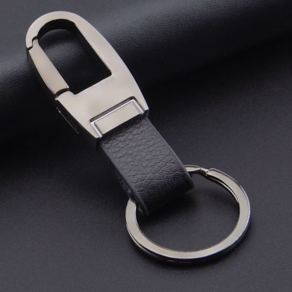 

Fashion Men and Womens Gift High-Grade Real Leather Key Chain Design Three Colors Car Keychain For Sale