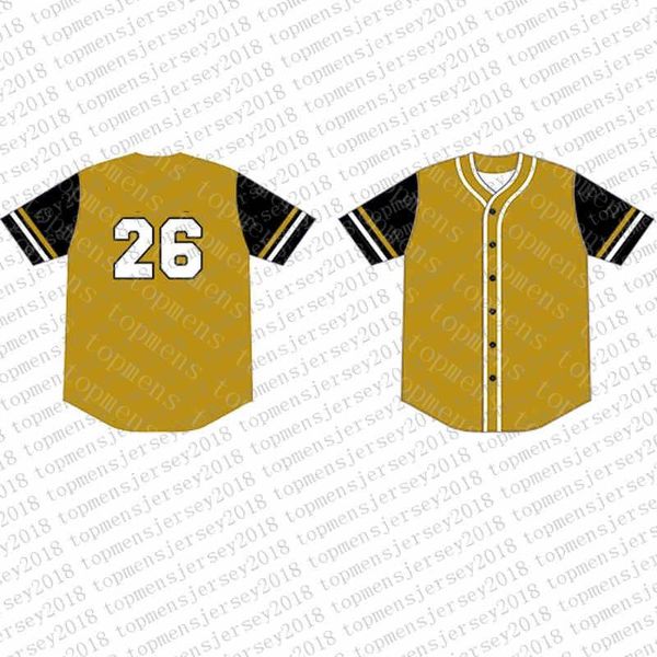 

Top Custom Baseball Jerseys Mens Embroidery Logos Jersey Free Shipping Cheap wholesale Any name any number Size M-XXL 41