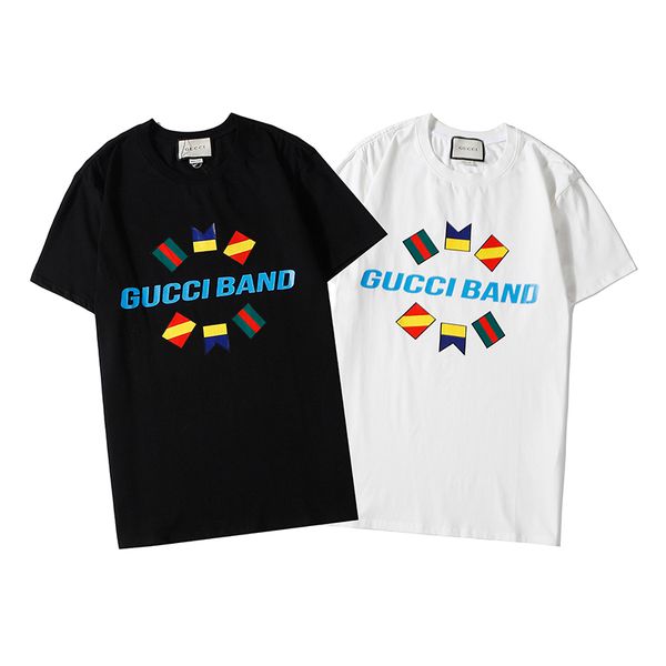

2019 new luxury ff designer clothes europe italy collaborate roma special edition tshirt men women t shirt casual cotton tee men women, White;black