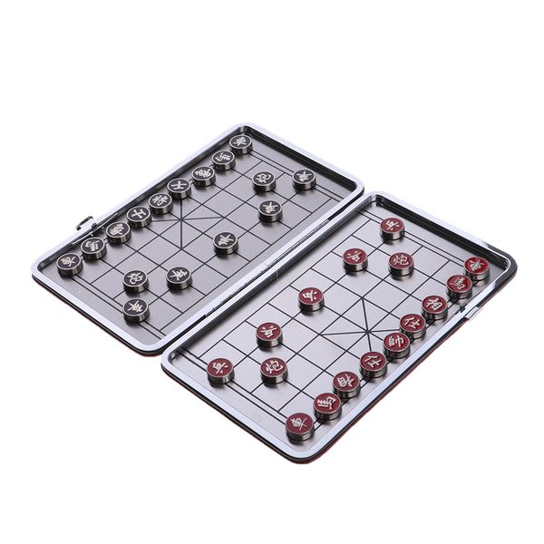 

chinese chess game foldable chessboard & 32 chess pieces set for adults kids