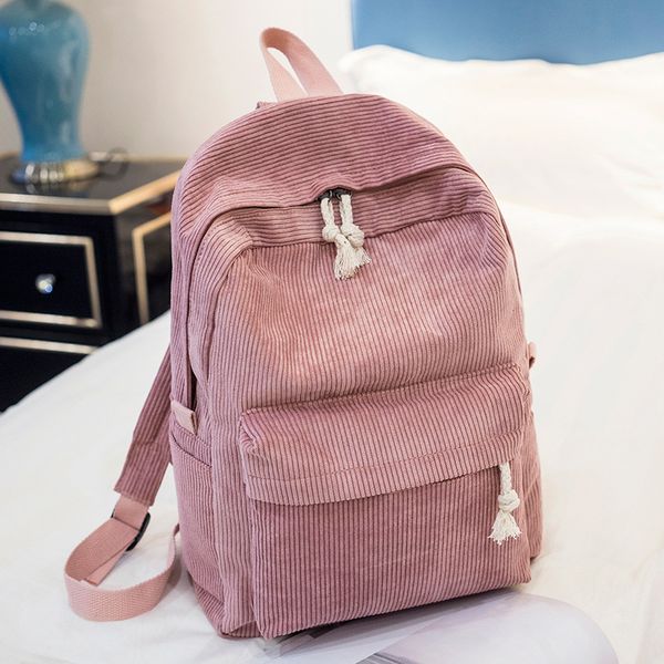 

2020 new korean women's pu leather backpack fashion casual travel handbag school bags for teenage girls