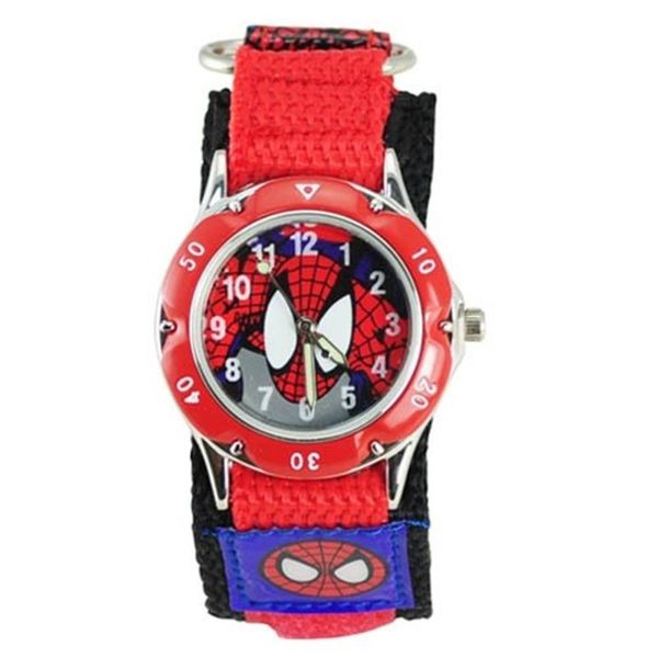 

100pcs/lot wholesales 3d cartoon children activity clock watches students nylon strap wrist watch by dhl, Blue