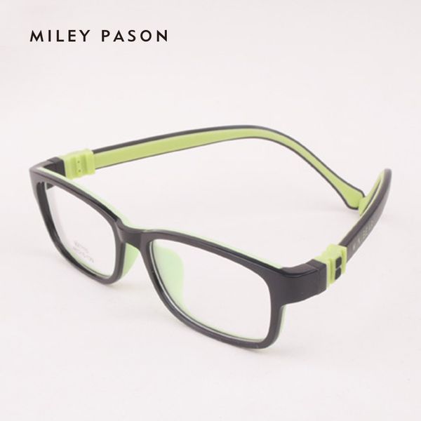 

wholesale-kids plastic tr90 ultra-lightweight flexible eyeglasses soft silica gel childre optical glasses frame prescription 1110, Black