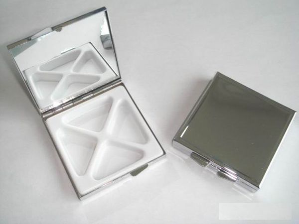 

square pill boxes blank diy metal storage boxes 4 compartments container