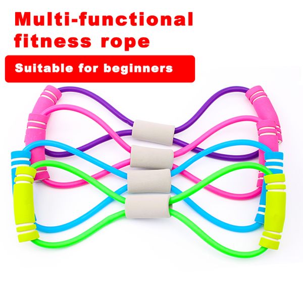 

pull rope fitness resistance newly control weight expansion rubber tubing pull on rope fitness elastic band yoga 8 word