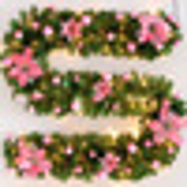 

home garland ornament gold wreath tree 2.7m/9ft artificial-christmas-fireplace