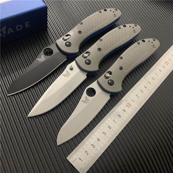 

Benchmade BM550 Griptilian AXIS замок Складного нож S30V 3,45" СРМ-20CV сатина Sheepsfoot Plain Лезвие Серого G10 Ручка 550-1 BM481 ножа