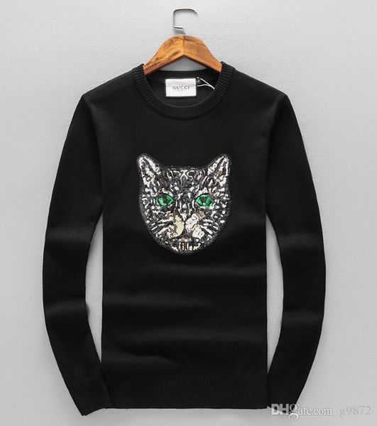 

men's sweaters men's clothing brand deisgner hoodie long-sleeved designer sweatshirt alphabet embroidery knitwear winter wear@015, Black;brown