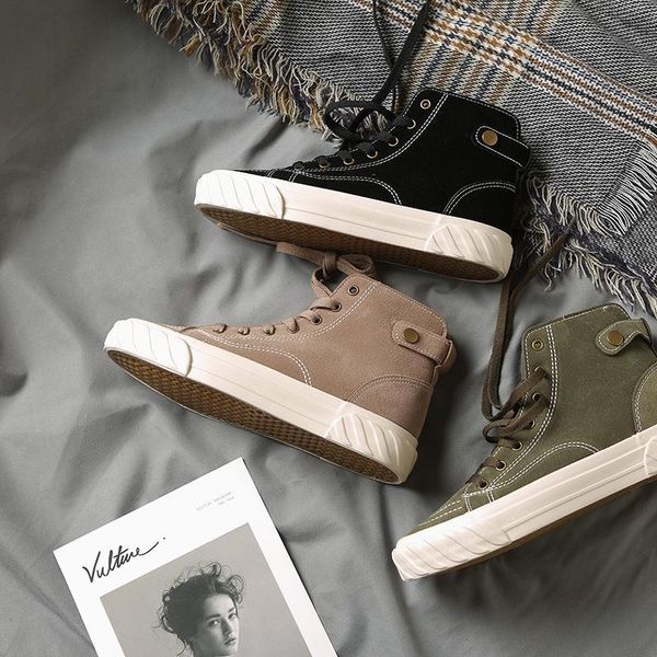 

canvas shoes autumn and winter 2019 the new korean version of winter students add velvet and thicker cotton shoes, Black