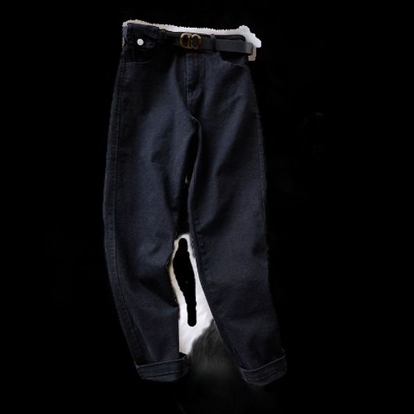

woman straight loose jeans 2020 summer high waisted beige white black denim pants korean boyfriends stretch jean mom femme, Blue