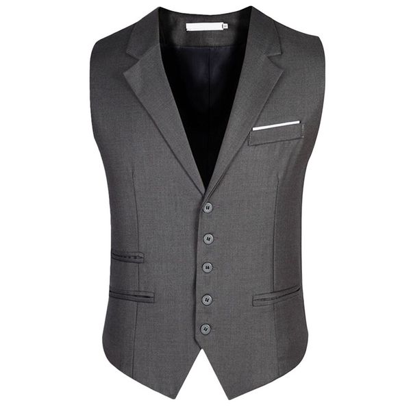 

men's vests yffushi 2021 stylish men vest classic design v-neck wedding slim fit business casual style plus size 6xl, Black;white