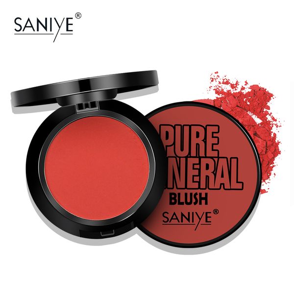 

saniye 6 colors face mineral blusher matte blush coral cosmetics professional blush palette contour shadow makeup e0119