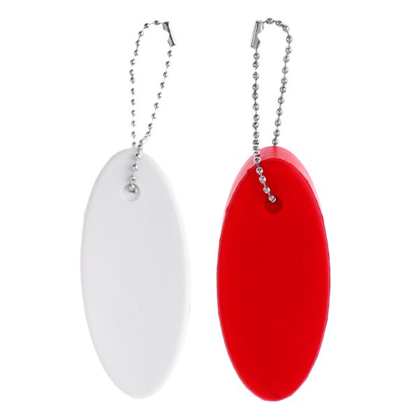 

2x водные виды спорта пена floating овальный keychains брелоков воды ключ float buoy