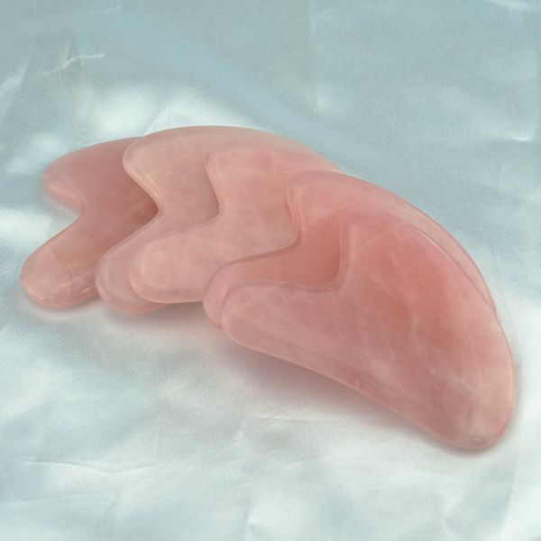 

розовый нефрит бесплатная доставка форма сердца нефрита sodalite розовый кварц гуа ша 100% натуральный нефрит гуа ша