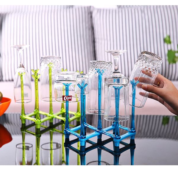 

2018 new baby feeding bottle rack drying nipple stand cup storage folding drainer dryer