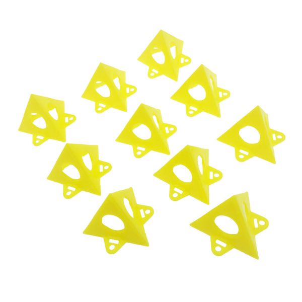 

10pcs durable paint tool work accessories risers practical triangle woodworking display stands foot pad easy install home yard