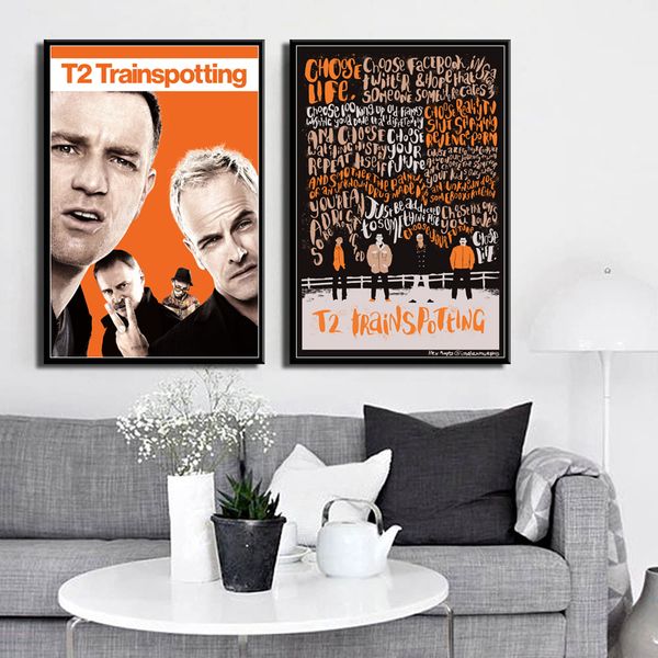 

trainspotting t2 classic movie art painting silk canvas poster wall home decor