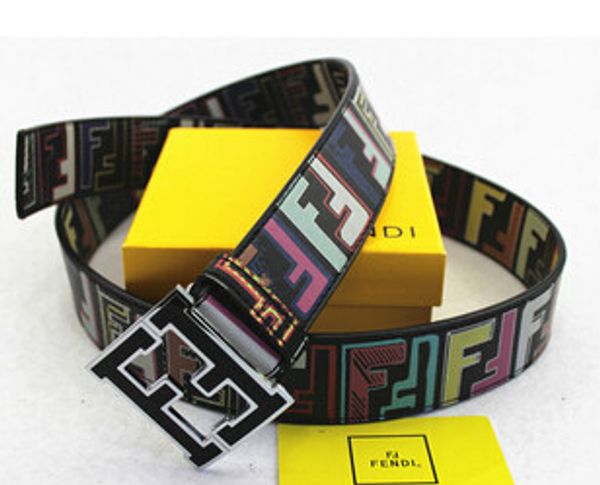 

wholesales new belt men women leather belts soft leather belt solid metal buckle fashion printing luxary belt, Blue;gray