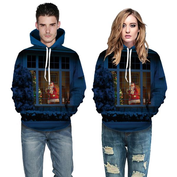 

2020 fashion 3d print hoodies sweatshirt casual pullover autumn winter streetwear outdoor wear women men hoodies 61005, Blue;black