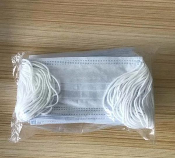 

1000шт одноразовая маска для лица взрослые антипылевые маски с трехслойным фильтром нетканые одноразовые дышащие маски для рта и носа 09