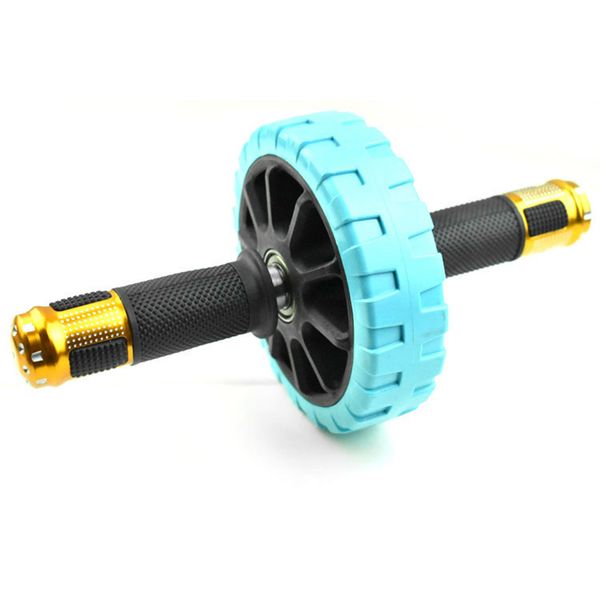 

dual ab wheel exercise and fitness wheel with easy grip handles for core training and abinal workout