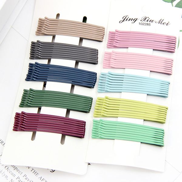 

colorful hair clip pins curly wavy grips hairstyle barrette hairpin hairdress styling diy tools ing, Slivery;white