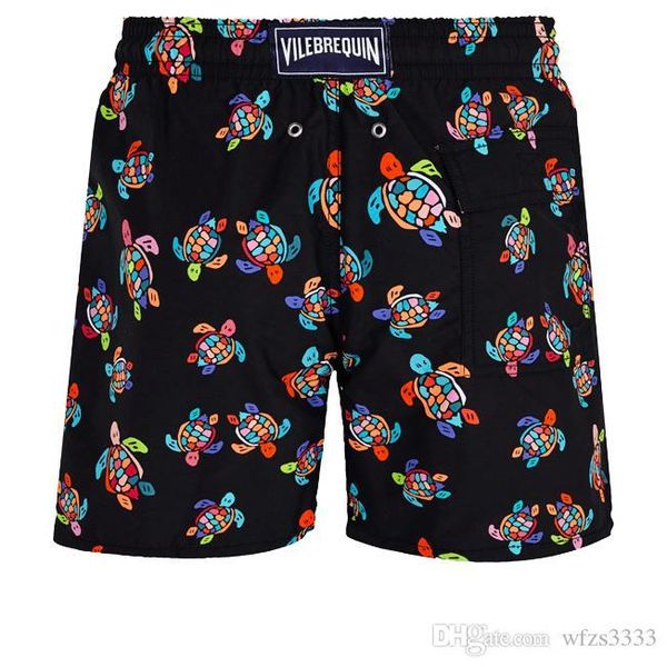 

vilebrequin мужчины купальники herringbones черепахи новые летние повседневные шорты мужская мода стиль мужские шорты бермуды пляжные шорты, White;black