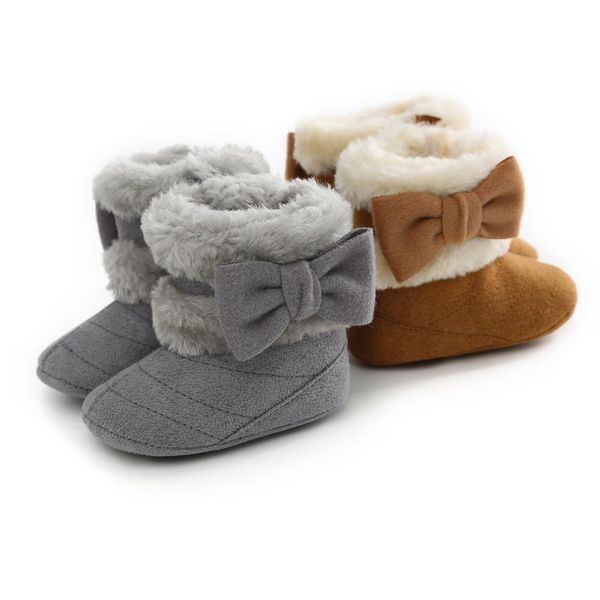 

baby snow boots winter warm girls boots baby girl shoes winter infant girl soft bottom toddler, Black;grey