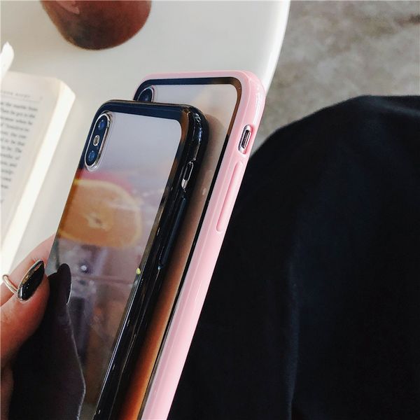 

colorful for iphone 8 plus rainbow case gradient color phone case hybrid pc+tpu 2in1 mobile cover for iphone 11 pro max