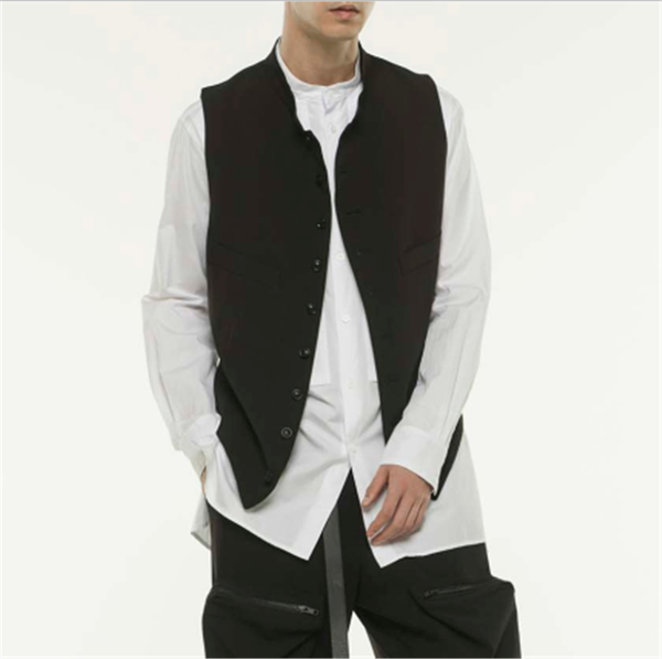 

s-6xl2020 new summer-spring european and american fashion jacket slim waistcoat for men, Black;white