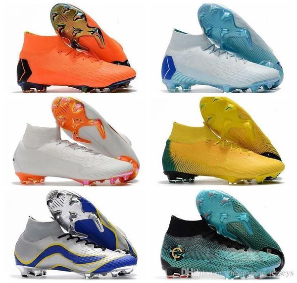 

soccer cleats socks acc mercurial superfly vi 360 elite fg football boots cr7 cristiano ronaldo neymar jr soccer shoes botas de fÃºtbol