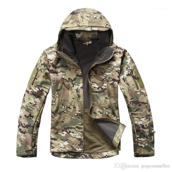 

дизайнерские куртки модные ветрозащитные и водонепроницаемые мягкие и удобные оболочки штурмовая куртка мужская одежда новый камуфляж мужски, Black