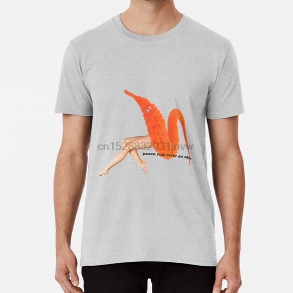

men's t-shirts worm on a string t shirt legs leg with orange fuzzy, White;black