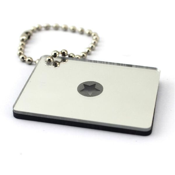 

edc multifunctional portable tool. outdoor signal reflector, wildfire magnifier, survivor keychain pendant. survival mirror