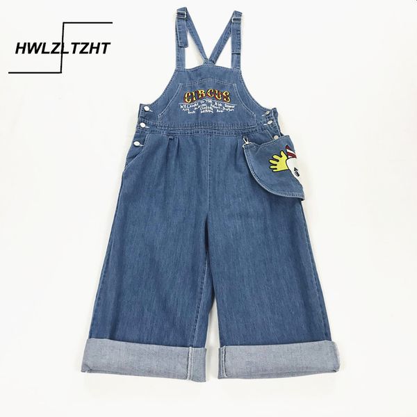 

hwlzltzht big pocket high waisted jeans embroidery lady's jeans women jumpsuit korean style kawaii casual straight pants, Black;white