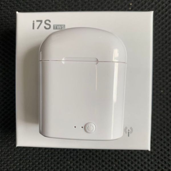 

i7s tws twins bluetooth v5.0 наушников двойной беспроводной наушники с зарядным устройством для док-мини стерео наушники для iphone x xs max