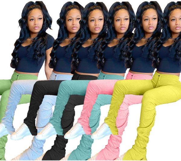 

women flare pants ladies stacked joggers pleated sweat pants split bell high waist trousers bottom pencil pants women clothes t195, Black;white