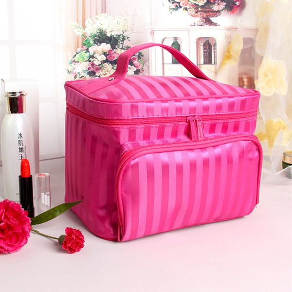 

new travel organizer make up box women make up bag makeup cosmetic bag waterproof professional toiletry kit wash necessaire