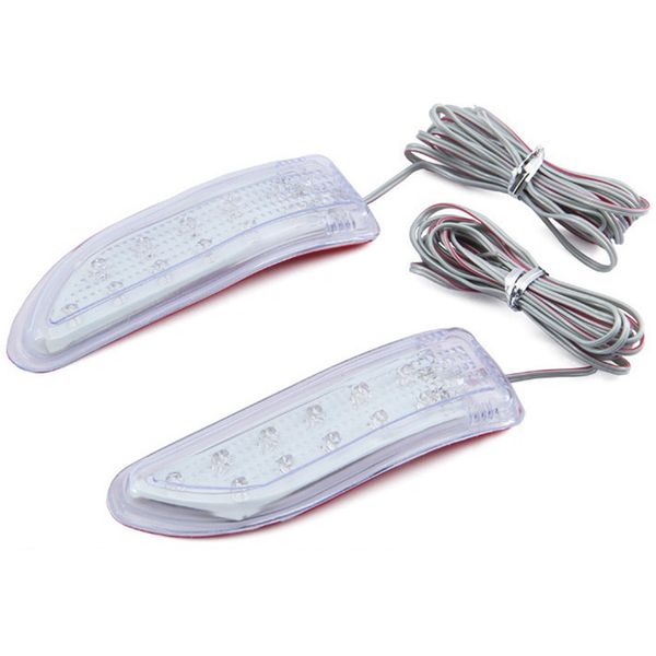 

2pcs soft 13led car universal auto side door mirror light lamp 12v indicator turn signals