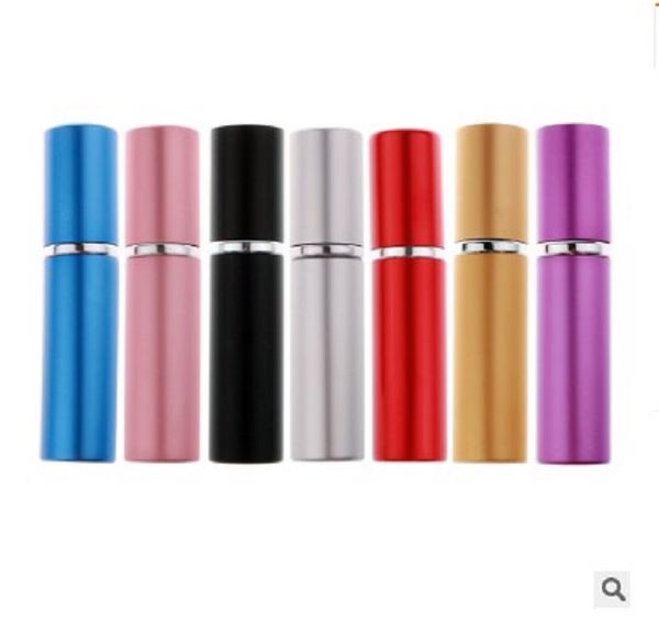 

2020 flat head spray bottle, alumina shell, travel, portable perfume bottle, bottled glass bottle, 5ml trial bottle