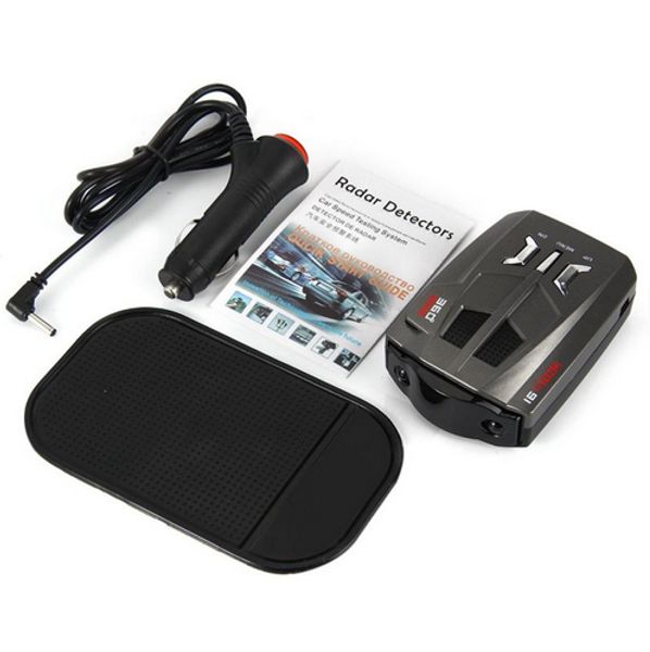 

v9 car 360 degrees 16 band led display russia / english voice alert warning anti s