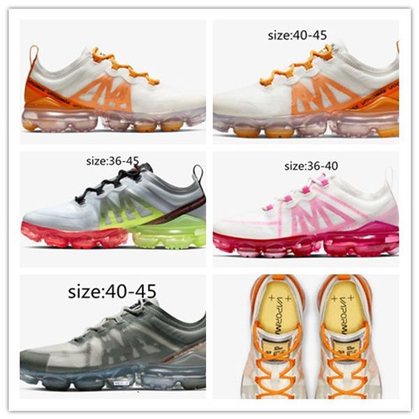 

2019 new arrive high frequency sport running shoes good quality white orange multicolor for men fashion sneakers classic trainers size 40-45