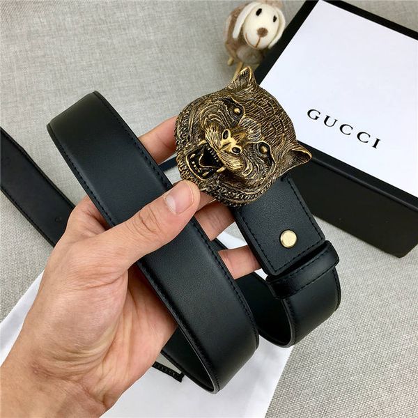 

luxury brand leather belt luxury fashion brand leather belt fashion buckle 2019 latest width 3.8 cm selling 20070163, Black;brown