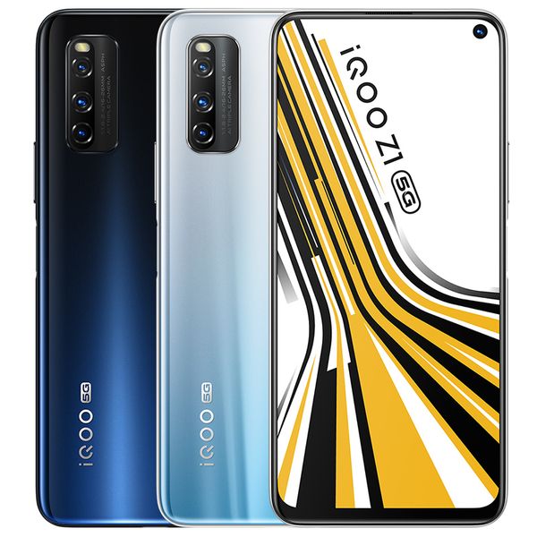 Cellulare originale VIVO iQOO Z1 5G 8GB RAM 128GB 256GB ROM MTK 1000 Plus Octa Core Android 6.57